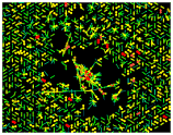 [Visual Insights(tm) Abstract Network Closeup]